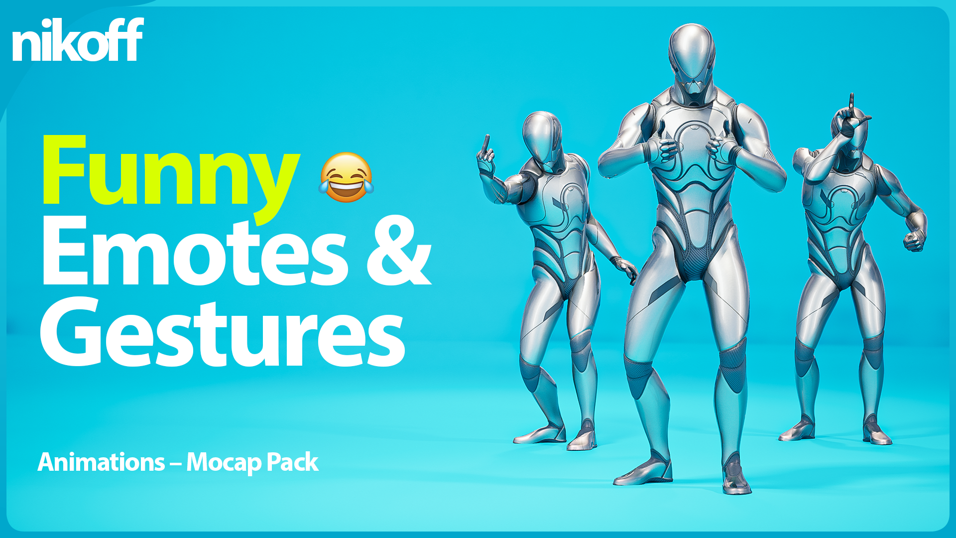 Funny Emotes & Gestures – Mocap Animation Pack