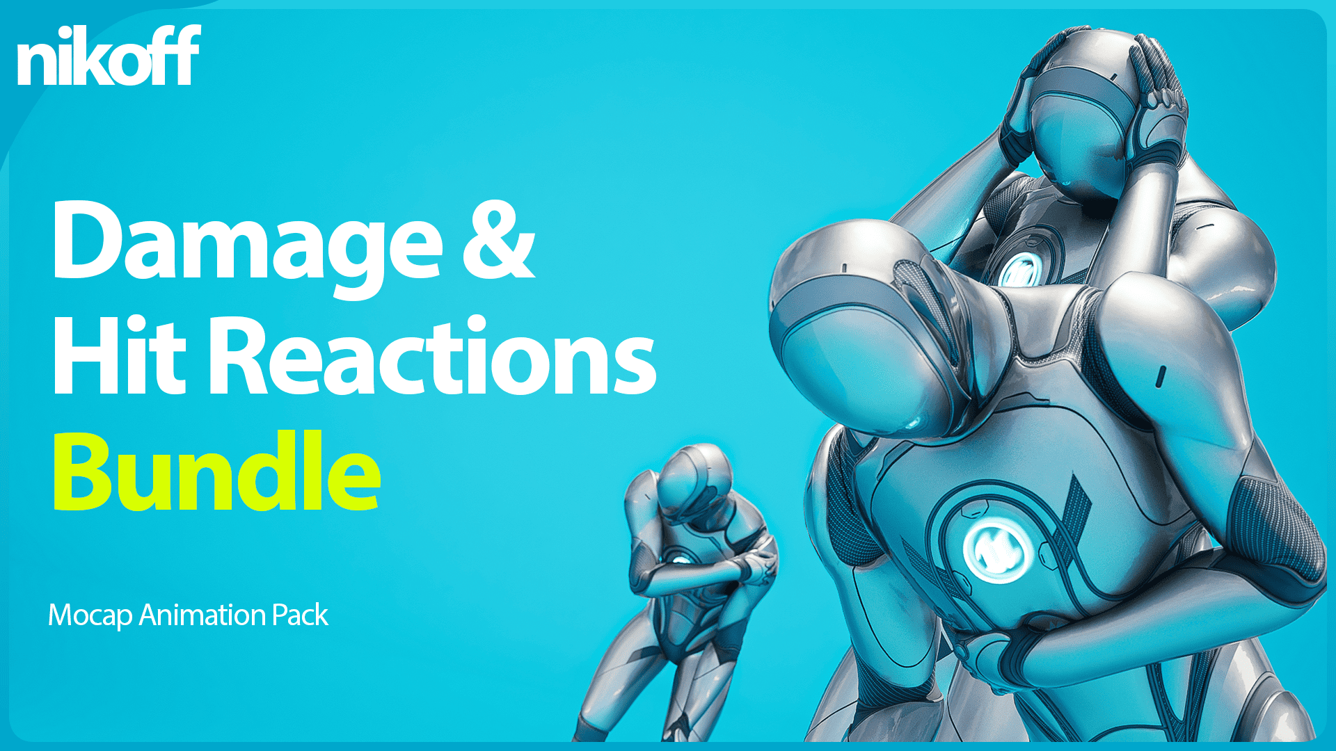 Damage & Hit Reactions Complete Bundle – Mocap Animation Pack