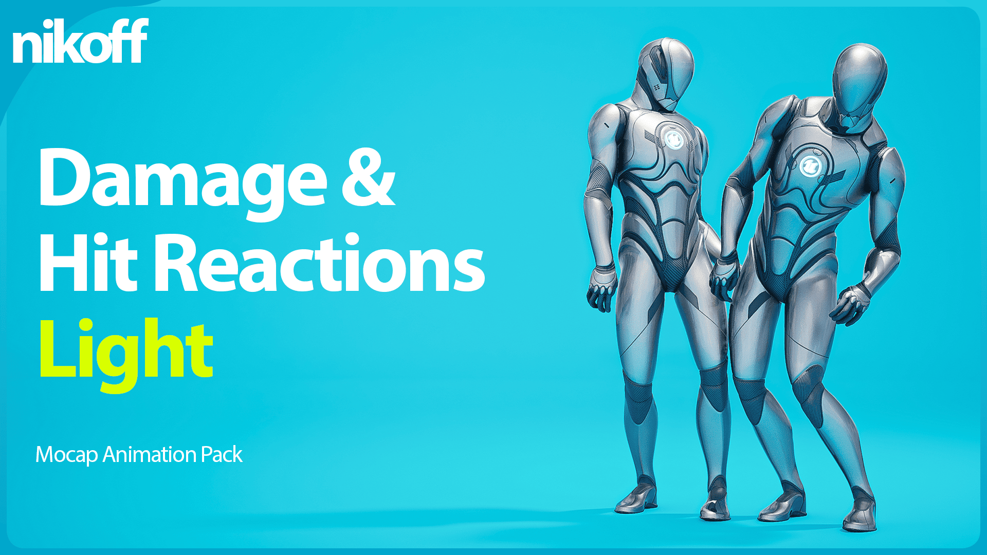 Damage & Hit Reactions Light - Mocap Animation Pack