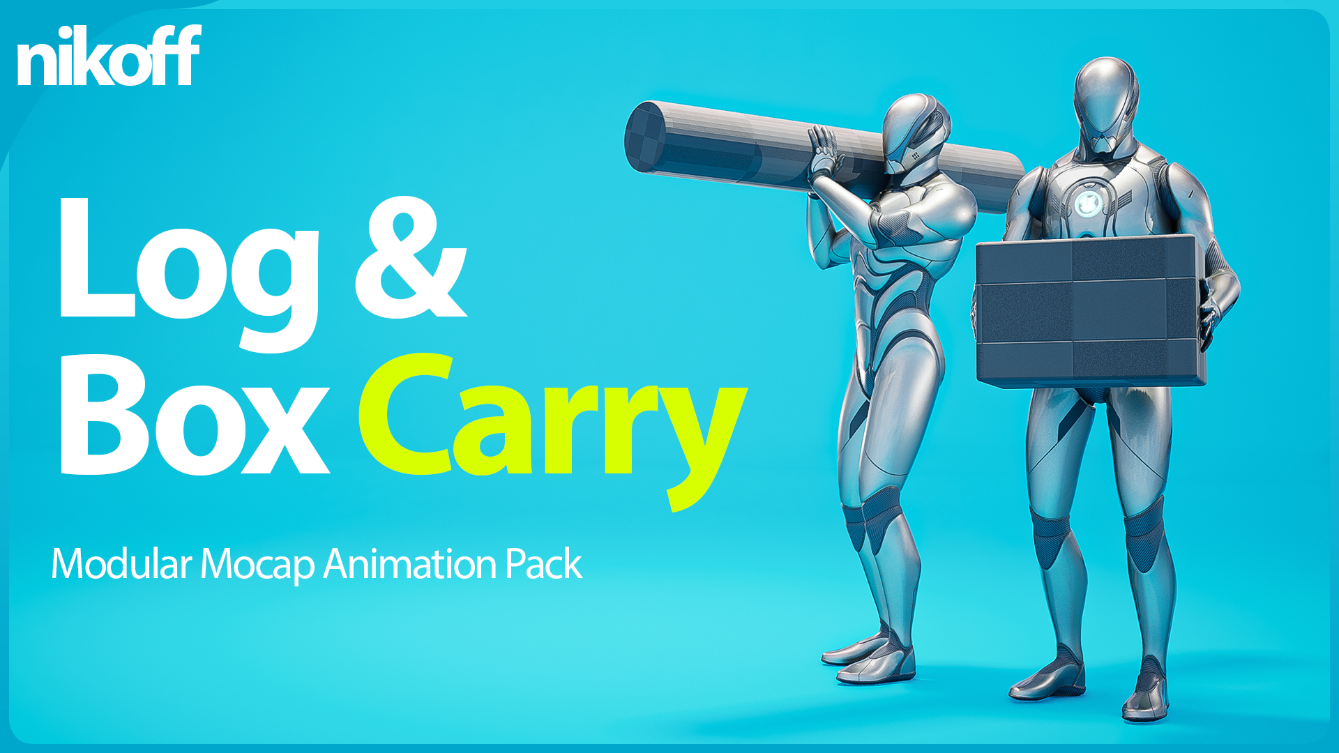 Log & Box Carry: Survival Interaction Animation Pack