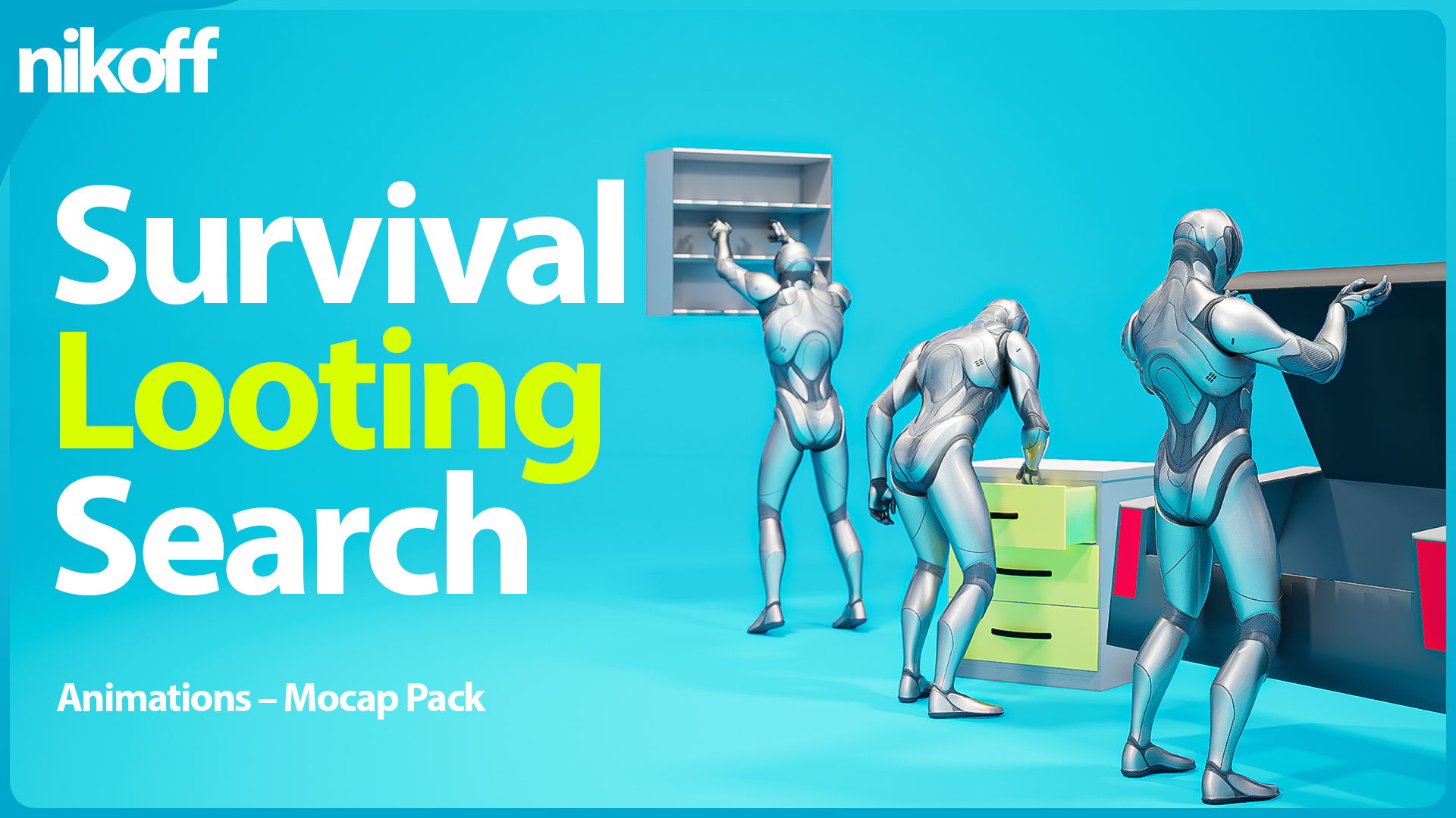 Survival Looting & Search Animations – Mocap Pack